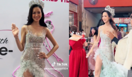Nhan sắc của Hoa hậu Bảo Ngọc trước camera thường tại thảm đỏ Miss World Việt Nam 2023