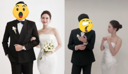 Diễn viên Hương Giang tung hậu trường ảnh cưới, nói luôn lí do và danh tính chú rể