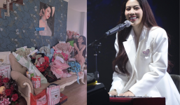 Nam Em đăng dòng trạng thái gây chú ý khi được fan chơi lớn tặng nhiều bó hoa bằng tiền