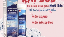 Cải thiện triệu chứng viêm xoang, viêm mũi dị ứng hiệu quả với viên sủi Kaidoo