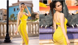 Ngọc Trinh diện váy hở bạo, khoe trọn thân hình nuột nà