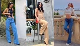 Style quần ống rộng tiếp tục chứng minh độ 'hot' khi được mỹ nhân Việt tích cực lăng xê