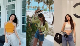 Châu Bùi, Khánh Linh, Lương Thùy Linh... diện áo hai dây xua tan cái nóng mùa hè