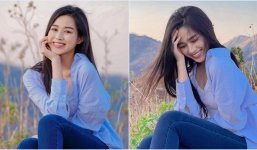 Chẳng diện váy yếm cầu kì, chỉ quần jean áo sơmi Hoa hậu Đỗ Thị Hà vẫn xinh tươi hết nấc