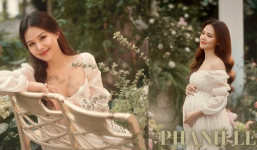 Phanh Lee đã mang tháng thứ 6 nhưng chẳng mấy ai nhận ra, bí quyết nằm ở loạt outfit giấu dáng này
