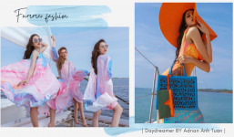 Top 3 Miss International Queen 'lạc vào giấc mơ trưa' trong thiết kế mới của NTK Adrian Anh Tuấn.