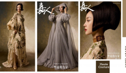 Hậu ‘ồn ào’ ly hôn, Angelababy xuất hiện khác lạ với loạt váy Haute Couture xa xỉ