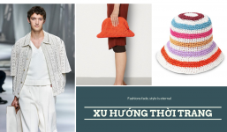 Len đan móc - chất liệu thống lĩnh mùa mốt Xuân hè 2021