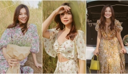 Thanh Hằng lan tỏa hương sắc ngày hè qua những bộ váy hoa, nàng copy ngay, khỏi cần nghĩ 30/4 mặc gì
