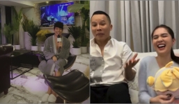Sau màn đáp trả của Ngọc Trinh, Nathan Lee mặc áo choàng tắm livestream lúc nửa đêm, khiến dân tình 'bay luôn đêm thứ 7' 