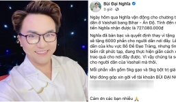 MC Đại Nghĩa huy động hơn 727 triệu đồng giúp người dân Ấn Độ vượt qua đại dịch