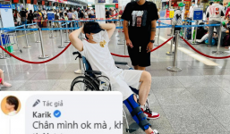 Karik chia sẻ về tình trạng chân sau sự cố vấp ngã trên sân khấu, quẩy được với 'Running Man' không đây?