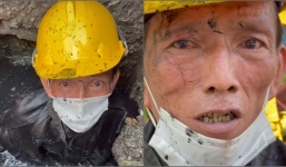 Ngẹn ngào hình ảnh công nhân môi trường run rẩy, đầm mình trong nước cống giữa cái nắng 37 độ: Tôi yêu nghề này lắm