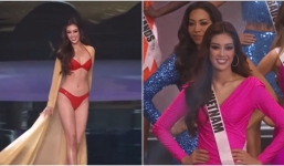 Khánh Vân vào Top 21 chung cuộc Miss Universe, đẹp ngỡ ngàng trong phần trình diễn áo tắm