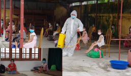 Xót xa hình ảnh học sinh lớp 1 trong khu cách ly: Túi đồ lớn hơn người, các con còn quá ngây dại để hiểu hết mọi chuyện