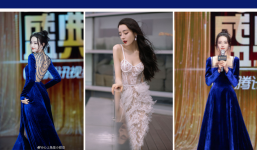 'Thánh nữ ăn mặc' gọi tên Nhiệt Ba, hết khoe lưng trần lại 'gây xỉu' với đầm xuyên thấu