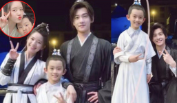 Triệu Lộ Tư nhí nhố cùng Dương Dương và con trẻ, gia đình 'siêu đáng yêu' là đây?