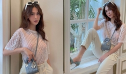 Ngọc Trinh tung bộ ảnh mới, ăn mặc 'sương sương' cũng đủ thiêu đốt ánh mắt dân tình