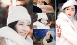 Địch Lệ Nhiệt Ba rạng rỡ tựa thiên thần trong mưa tuyết, netizen vẫn chê 'lên phim già chát chúa'