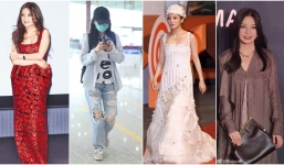 Hãy để Triệu Vy định nghĩa cho bạn biết thế nào là mặc xấu: Đội tóc 'giả trân', áo quần 'sến rện', bán trà đá hay gì?