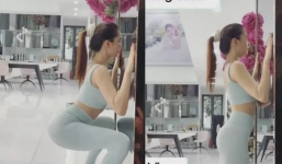 Ngọc Trinh lâu lắm mới đăng clip tập tành tại gia, nhưng CDM chỉ chăm chú vào chỗ khác là sao?