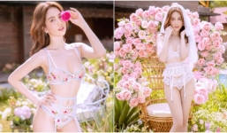 Dịch ở nhà, rảnh rỗi sinh nông nỗi, Ngọc Trinh dành nguyên mùa hè để khoe đồ 'kiệm vải'