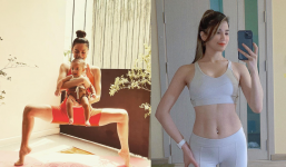 Sao Việt 'tập tành' mùa giãn cách: Ngọc Trinh 'ướt át', Lệ Quyên, Hà Hồ tranh thủ khoe body 'mlem'