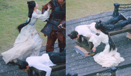 Triệu Lộ Tư giải cứu Ngô Lỗi khỏi bị 'tét mông' ở Tinh Hán Xán Lạn, nhưng gương mặt tấu hài lại khiến Cnet cười 'lộn ruột'