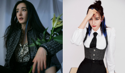 Địch Lệ Nhiệt Ba - Dương Mịch 'chặt nhau' không tiếc tay với kiểu tóc light xanh: Ai mới là bad girl chính hiệu?