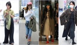 Style sân bay từ 'xấu' đến 'xấu không tả được' của dàn sao Cbiz: Dương Tử, Nhiệt Ba nuốt không trôi, Dương Mịch 'tắt điện' liền