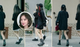 Dương Mịch 'hư hỏng' xuống phố, đôi chân cực phẩm vẫn bị mái tóc 'dân chơi xóm' giật spotlight