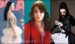 Loạt bìa tạp chí 'xấu điên đảo', khiến mỹ nhân Cbiz khóc một dòng sông: Lệ Dĩnh như củi, Nhiệt Ba rớt cục nhan sắc, Triệu Vy phèn chát