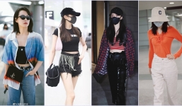 Mỹ nhân Cbiz nô nức đu trend khoe eo 'A4' tại sân bay: Nhiệt Ba, Dương Mịch mỏng lét, Tịnh Y 'pha ke', trùm sau bất bại