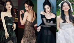 20 mỹ nhân Cbiz đọ sắc 'căng đét' với đầm trễ nải: Tịnh Y, Dương Tử 'phá game', Dương Mịch khoe vai trần đỉnh chóp, trùm cuối đẹp bất tử