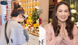 Thúy Nga bủn rủn đến cúng thất Phi Nhung, tiết lộ bí mật chua chát và số tiền khủng 