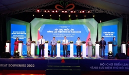 Hơn 10.000 sản phẩm tiêu biểu tại Hội chợ triển lãm hàng lưu niệm Thủ đô năm 2022