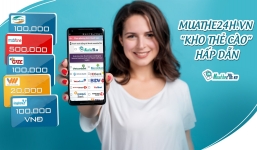 Website muathe24h.vn - trải nghiệm mua thẻ online nhanh nhất dành cho bạn