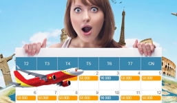 Săn vé máy bay giá rẻ Vietjet Jetstar Vietnam Airlines và Bamboo Airways
