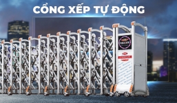Cổng xếp tự động - điểm nhấn của các công trình