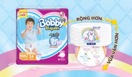 Bobby ra mắt tã quần cỡ lớn cho bé đến 35kg