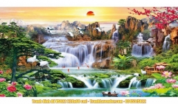 Những mẫu tranh thêu chữ thập và tranh đính đá siêu đẹp