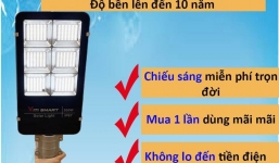 Đèn năng lượng mặt trời giải pháp chiếu sáng hiệu quả và tiết kiệm cho mọi gia đình 