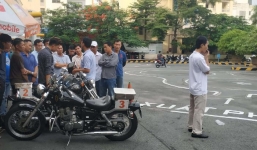 Thi sát hạch bằng lái xe máy A1, A2, nhận bằng nhanh
