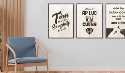 Xưởng tranh slogan Levushop: Ý tưởng tranh tạo động lực từ gỗ sáng tạo