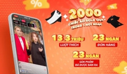 Đỉnh cao “chốt đơn” Phạm Thoại, 2000 chiếc áo sold out trong 1 nốt nhạc trong 24h Live Phiên Chợ Cuối đến thời điểm này