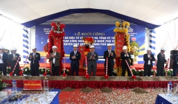 Khởi công Dự án đầu tư xây dựng hạ tầng kỹ thuật cụm công nghiệp làng nghề Phú Yên, huyện Phú Xuyên