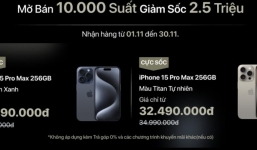 Mua ngay iPhone 15 Series để có cơ hội “rinh” về giải thưởng lên đến 100 triệu