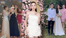 Thời đến cản không nổi, Hoa hậu Tiểu Vy 2 lần 'trúng số' tại đám cưới
