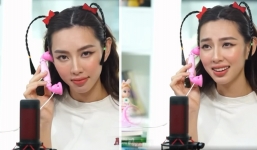 Hoa hậu Thùy Tiên khiến fan 'bật ngửa' với kiểu tóc mới: Xứng đáng miss tấu hài của Vbiz