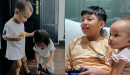 Lisa nhà Hồ Ngọc Hà cưng chiều Leon nhưng với Subeo lại có thái độ khác biệt hẳn